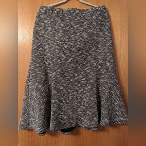 Lands End Ponte Flare Skirt